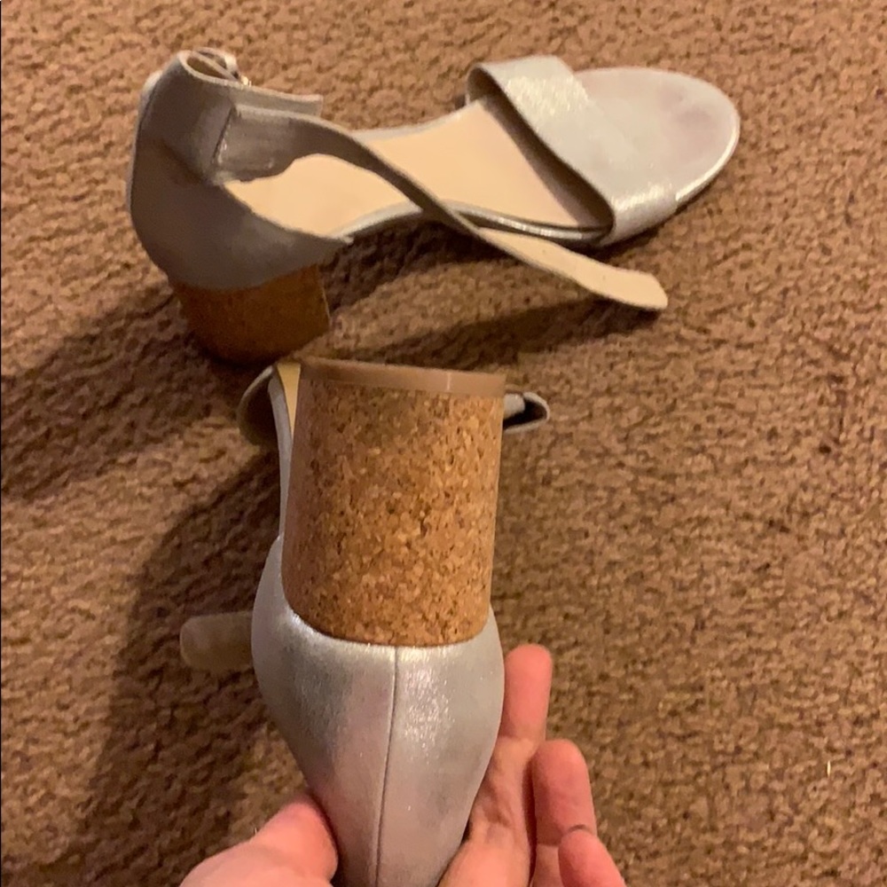 Metallic Silver Sandals - Picture 4 of 5
